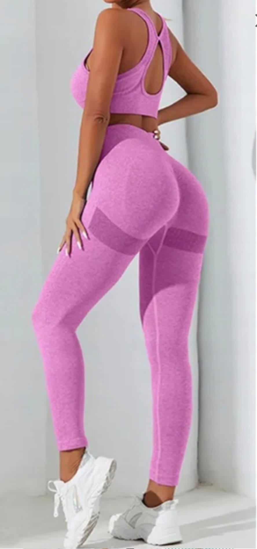Set Fitness Dama – Stil și confort în mișcare, culoare Rose - imagine 2