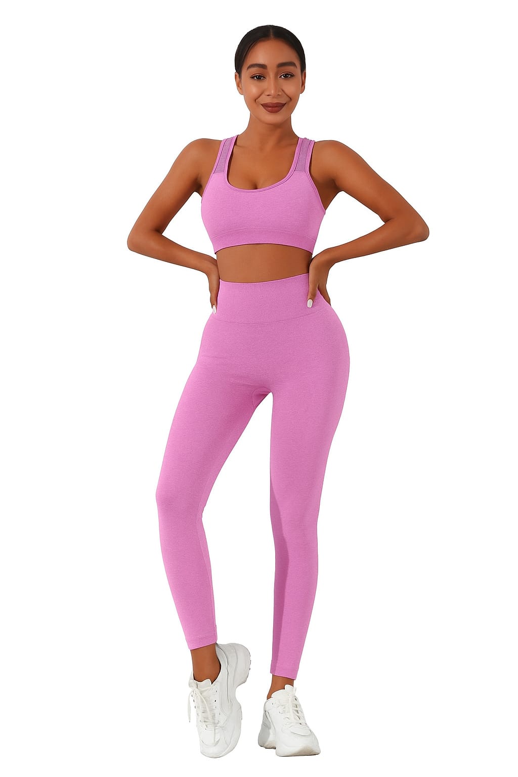 Set Fitness Dama – Stil și confort în mișcare, culoare Rose - imagine 4